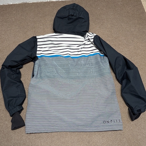 O'Neill Escape Society Snowboarding Jacket Striped Men's Jacket Large - Picture 7 of 11